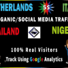 I will send italy nigeria thailand or netherlands organic traffic