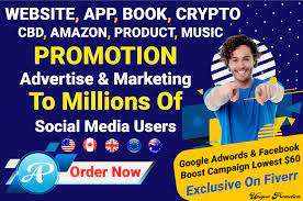 I will promote and advertise website, crypto, product, cbd, app, book or web traffic