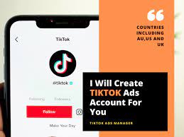 I will help you to prepare tik tok ads account, tik tok ads manager for tiktok ads