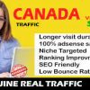 I will send USA, canada targeted web traffic for 30 days